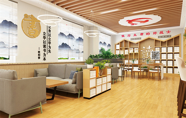 白銀某部書香軍營建設(shè)