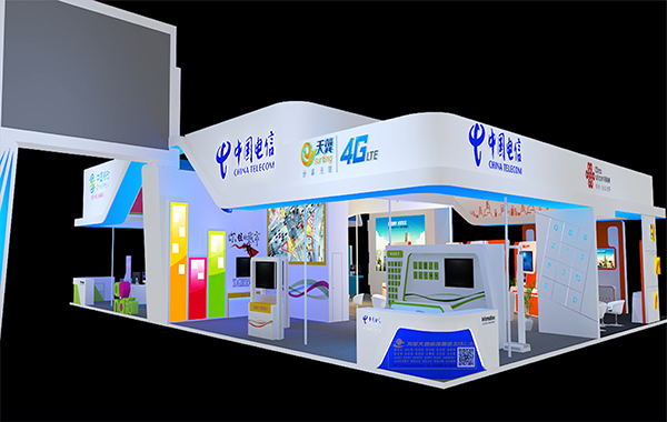 2014蘭洽會中國電信形象展廳