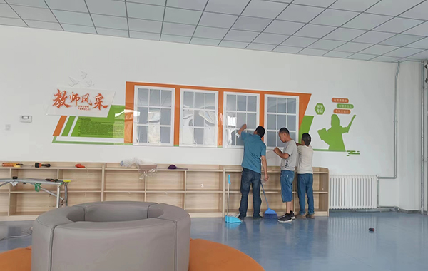 甘肅財(cái)貿(mào)學(xué)院校園文化施工